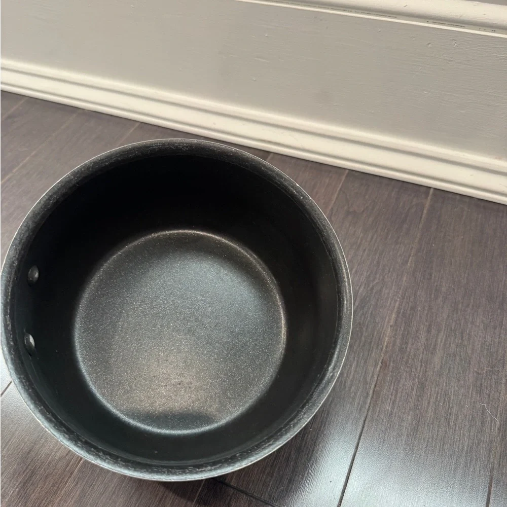 T-Fal Premium Black Non-Stick Small/Medium Saucepan Pot